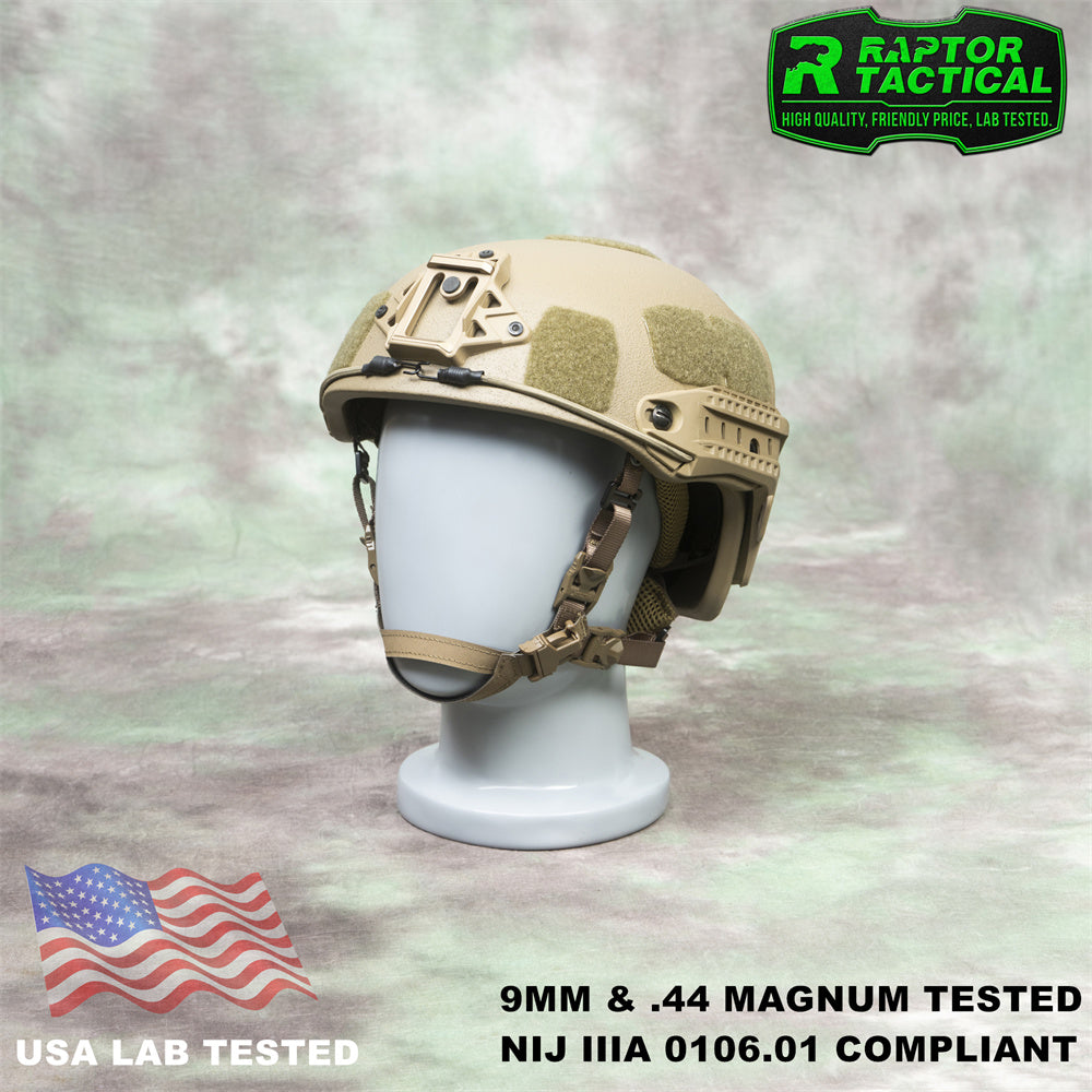 RAPTOR TACTICAL AIRFRAME VENTED BALLISTIC HELMET