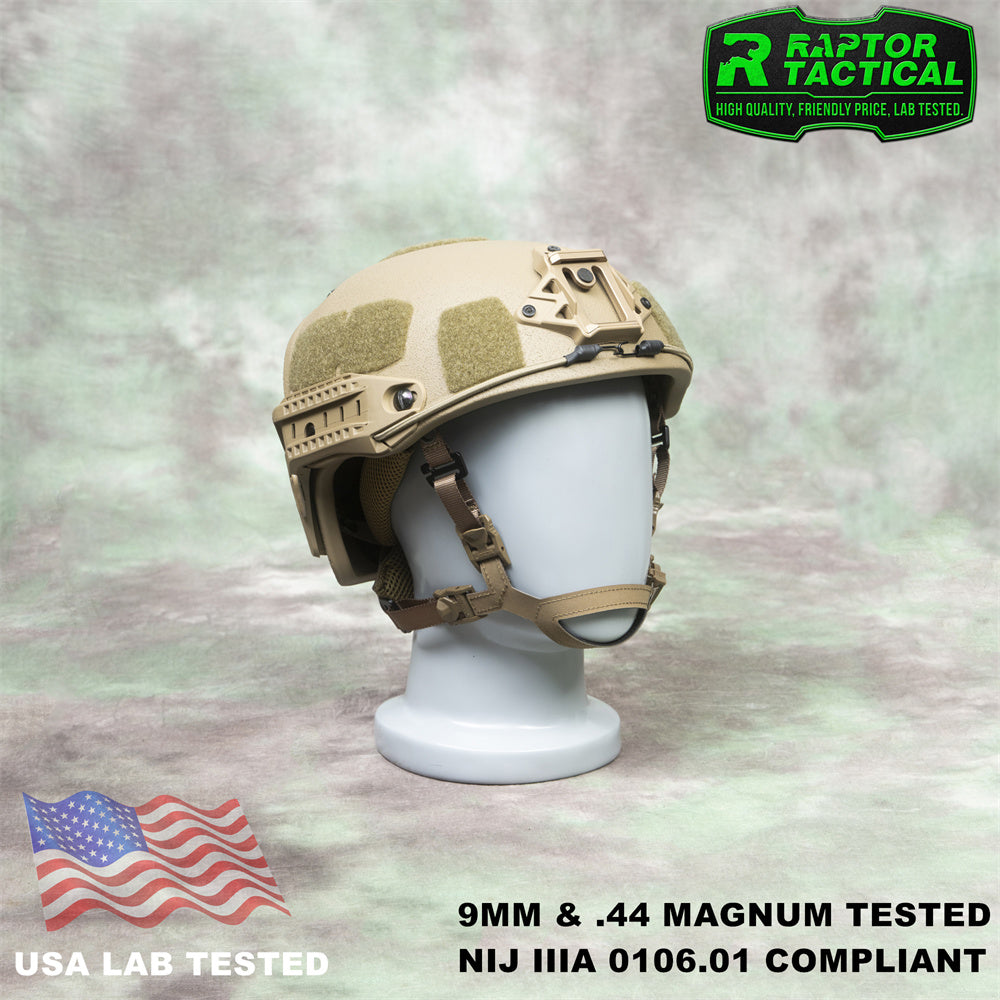 RAPTOR TACTICAL AIRFRAME VENTED BALLISTIC HELMET