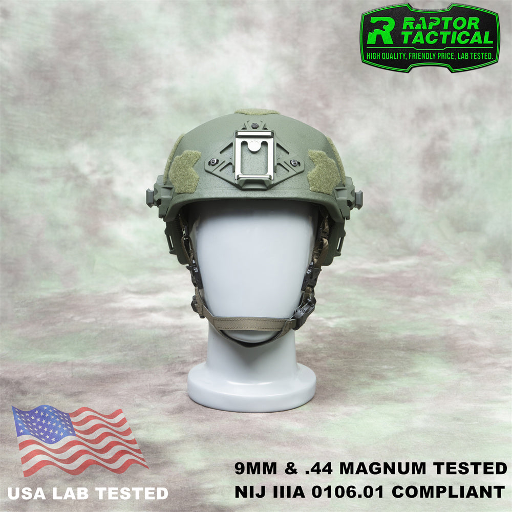 RAPTOR TACTICAL UHMWPE WENDY SL STYLE HIGH CUT BALLISTIC HELMET