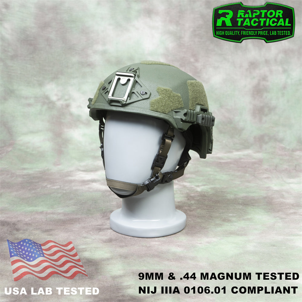 RAPTOR TACTICAL UHMWPE WENDY SL STYLE HIGH CUT BALLISTIC HELMET