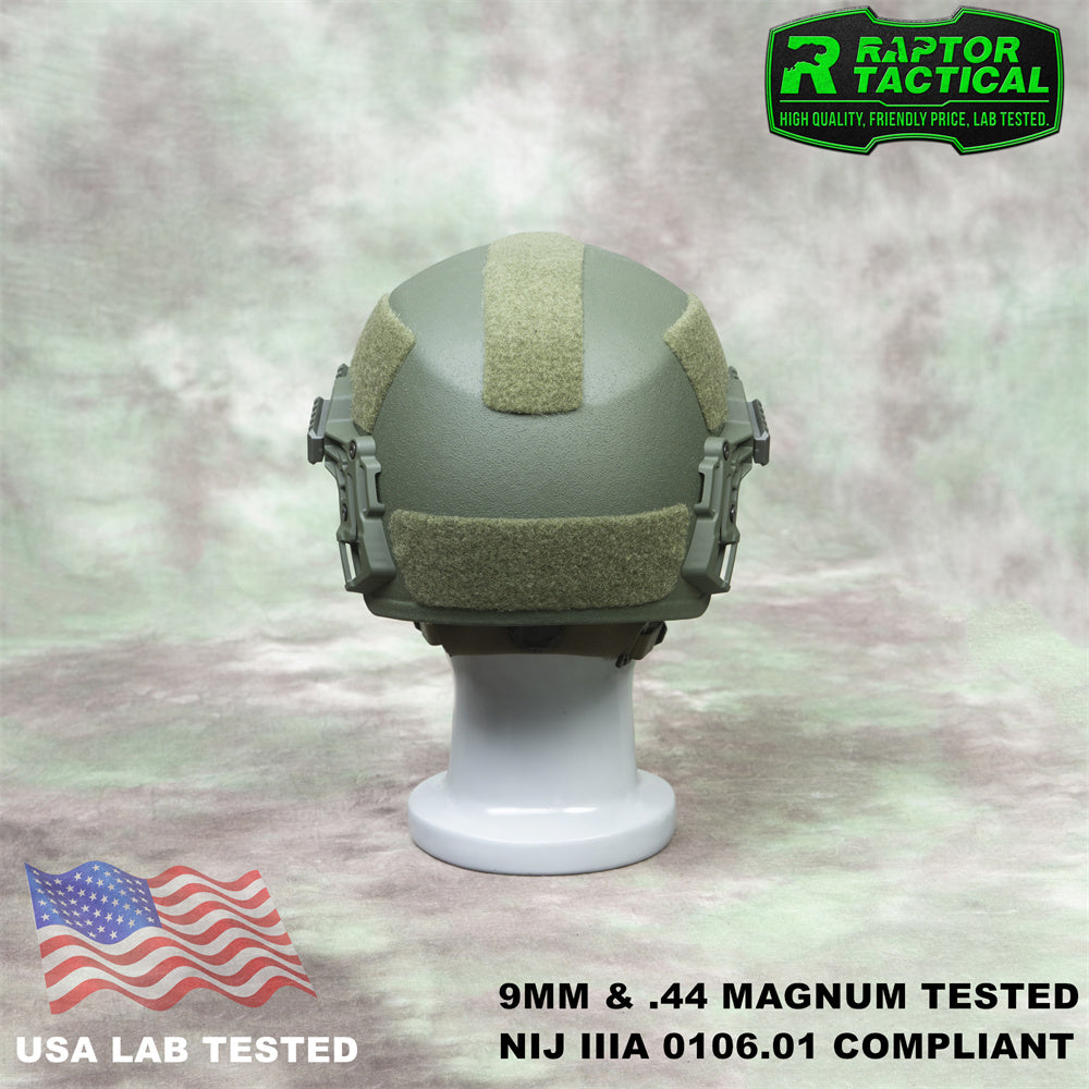 RAPTOR TACTICAL UHMWPE WENDY SL STYLE HIGH CUT BALLISTIC HELMET