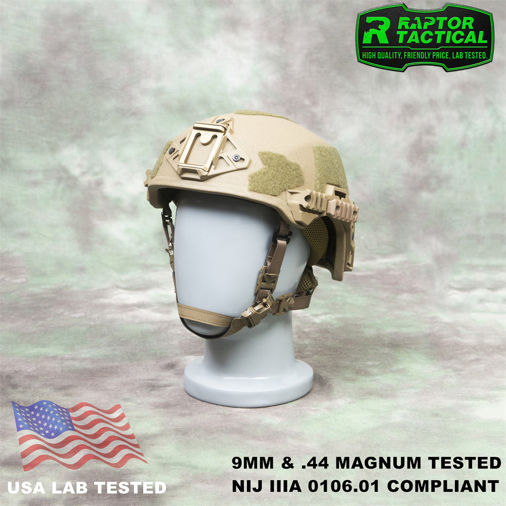 RAPTOR TACTICAL UHMWPE WENDY SL STYLE HIGH CUT BALLISTIC HELMET