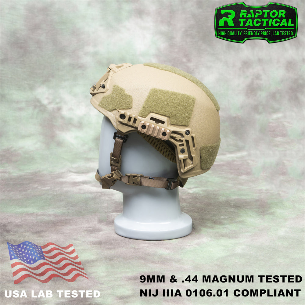 RAPTOR TACTICAL UHMWPE WENDY SL STYLE HIGH CUT BALLISTIC HELMET