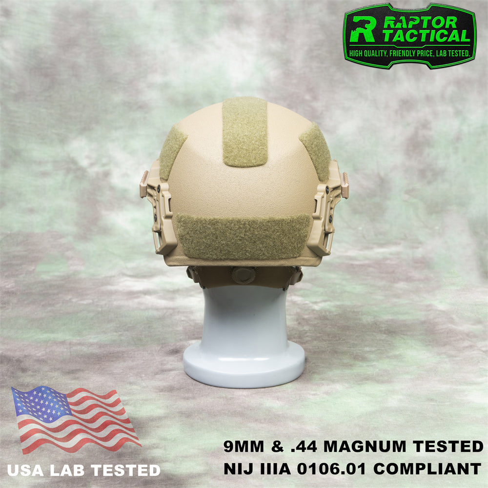 RAPTOR TACTICAL UHMWPE WENDY SL STYLE HIGH CUT BALLISTIC HELMET
