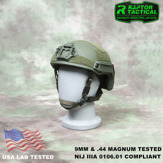 RAPTOR TACTICAL FAST HIGH CUT BALLISTIC HELMET
