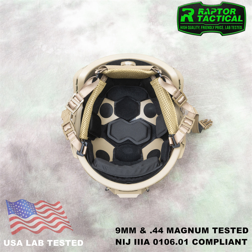 RAPTOR TACTICAL FAST SF CUT BALLISTIC HELMET