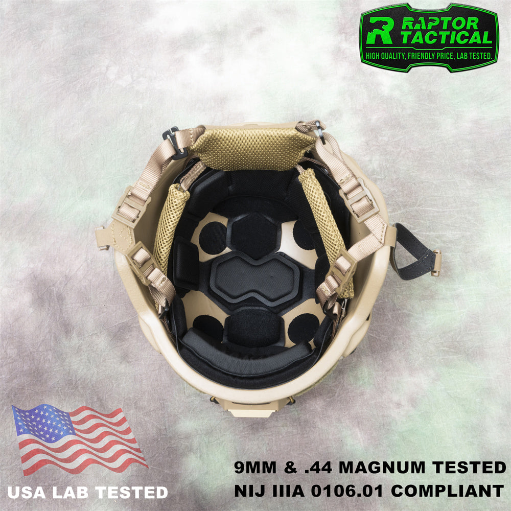 RAPTOR TACTICAL MICH ARC BALLISTIC HELMET
