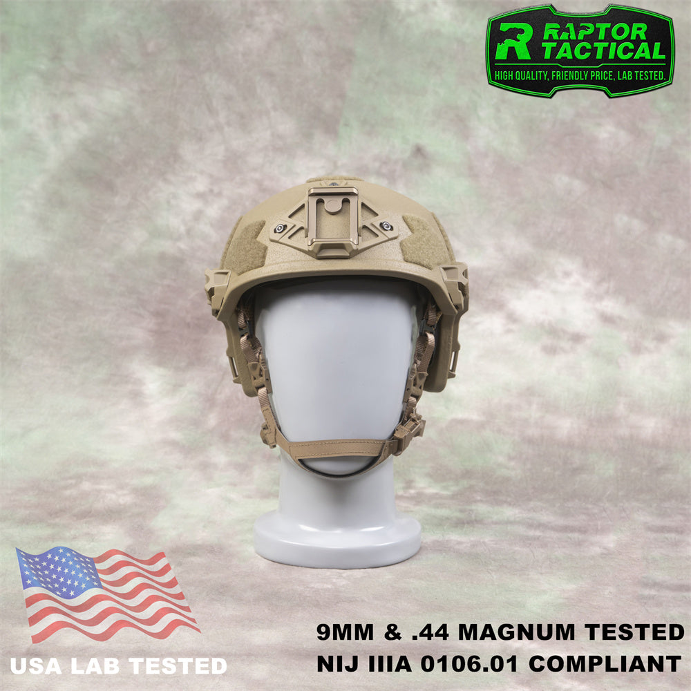 RAPTOR TACTICAL UHMWPE WENDY SL STYLE HIGH CUT BALLISTIC HELMET