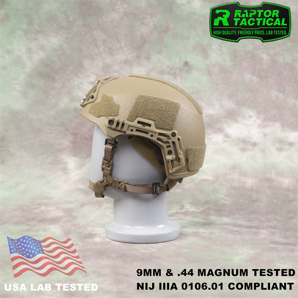 RAPTOR TACTICAL UHMWPE WENDY SL STYLE HIGH CUT BALLISTIC HELMET
