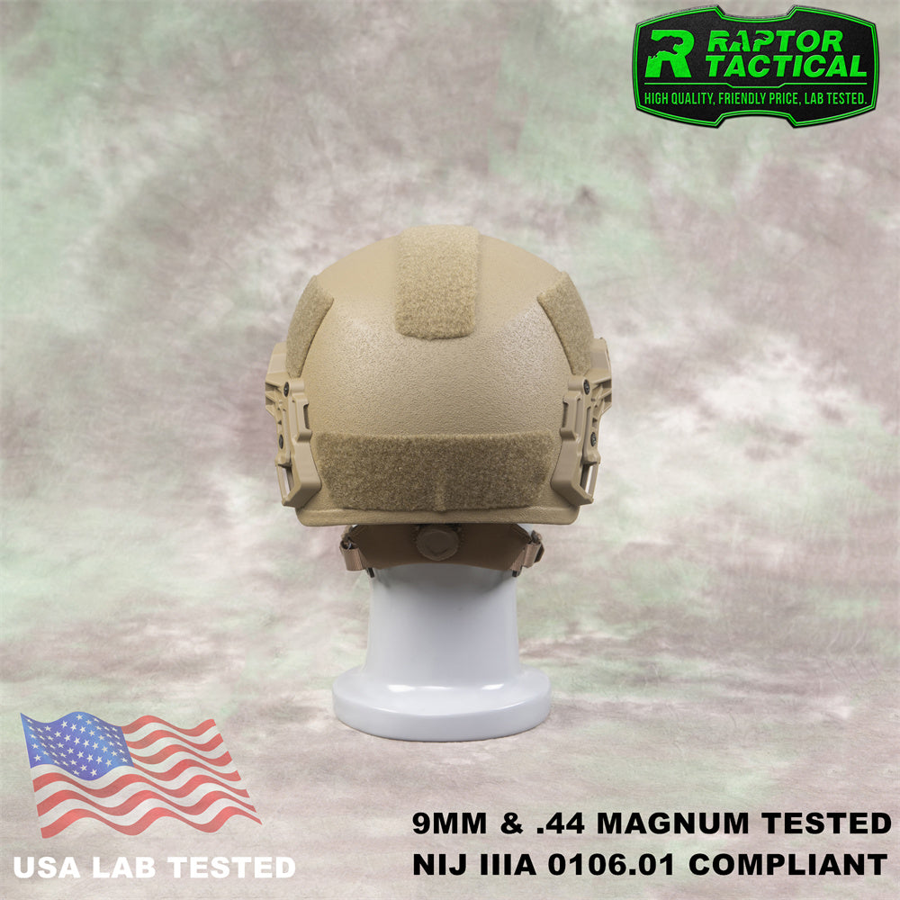 RAPTOR TACTICAL UHMWPE WENDY SL STYLE HIGH CUT BALLISTIC HELMET