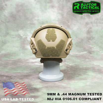 RAPTOR TACTICAL AIRFRAME VENTED BALLISTIC HELMET