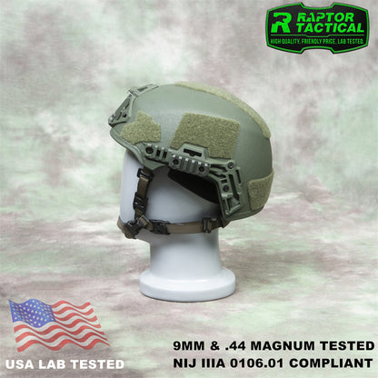 RAPTOR TACTICAL UHMWPE WENDY SL STYLE HIGH CUT BALLISTIC HELMET