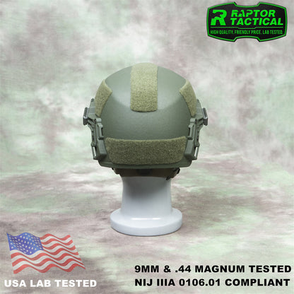 RAPTOR TACTICAL UHMWPE WENDY SL STYLE HIGH CUT BALLISTIC HELMET