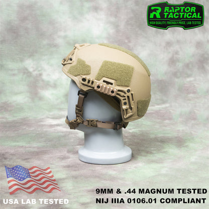 RAPTOR TACTICAL UHMWPE WENDY SL STYLE HIGH CUT BALLISTIC HELMET