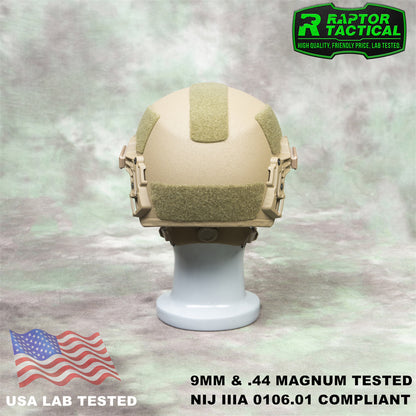 RAPTOR TACTICAL UHMWPE WENDY SL STYLE HIGH CUT BALLISTIC HELMET