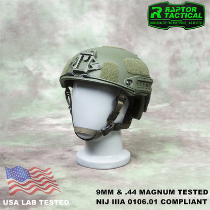 RAPTOR TACTICAL AIRFRAME VENTED BALLISTIC HELMET