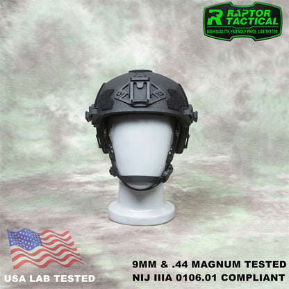 RAPTOR TACTICAL UHMWPE WENDY SL STYLE HIGH CUT BALLISTIC HELMET