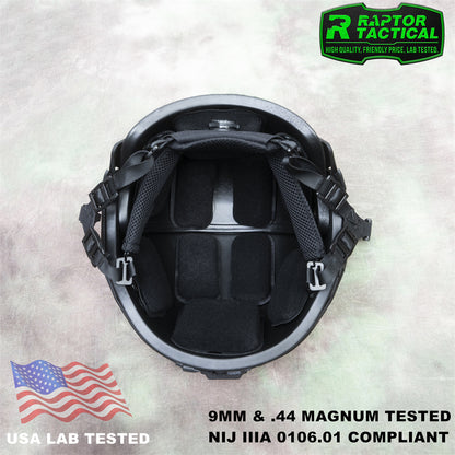RAPTOR TACTICAL AIRFRAME VENTED BALLISTIC HELMET