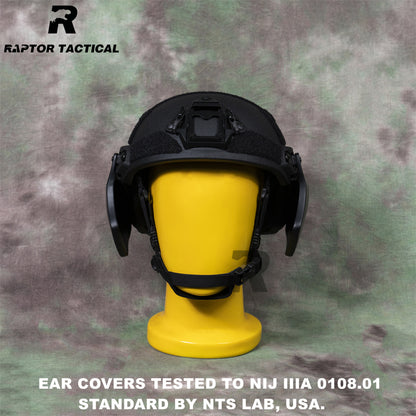 RAPTOR TACTICAL BALLISTIC EAR COVER FOR FAST HIGH/SF CUT HELMET