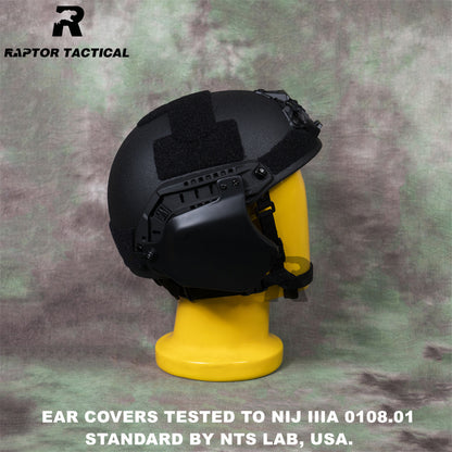 RAPTOR TACTICAL BALLISTIC EAR COVER FOR FAST HIGH/SF CUT HELMET