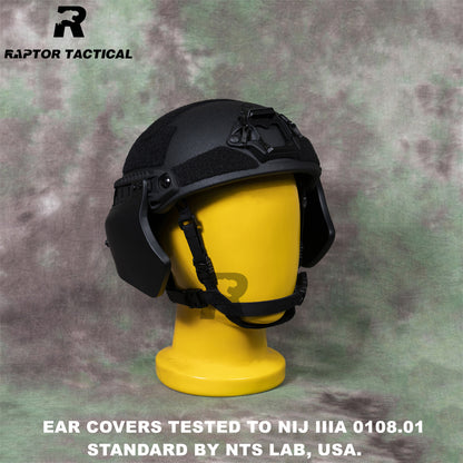 RAPTOR TACTICAL BALLISTIC EAR COVER FOR FAST HIGH/SF CUT HELMET