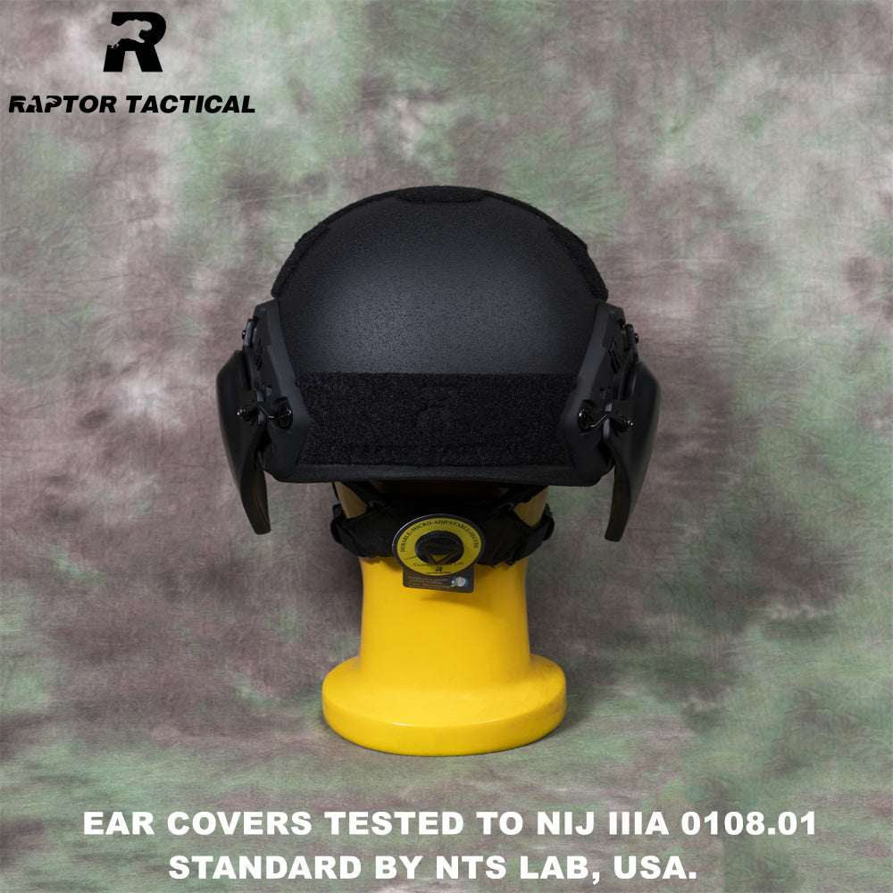 RAPTOR TACTICAL BALLISTIC EAR COVER FOR FAST HIGH/SF CUT HELMET