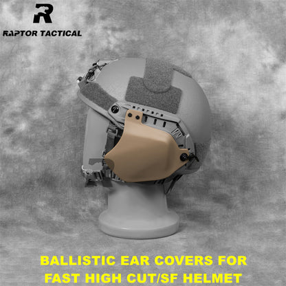 RAPTOR TACTICAL BALLISTIC EAR COVER FOR FAST HIGH/SF CUT HELMET