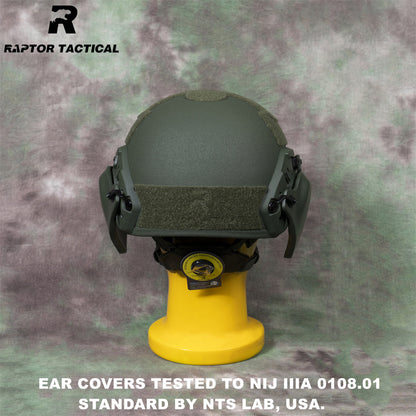 RAPTOR TACTICAL BALLISTIC EAR COVER FOR FAST HIGH/SF CUT HELMET