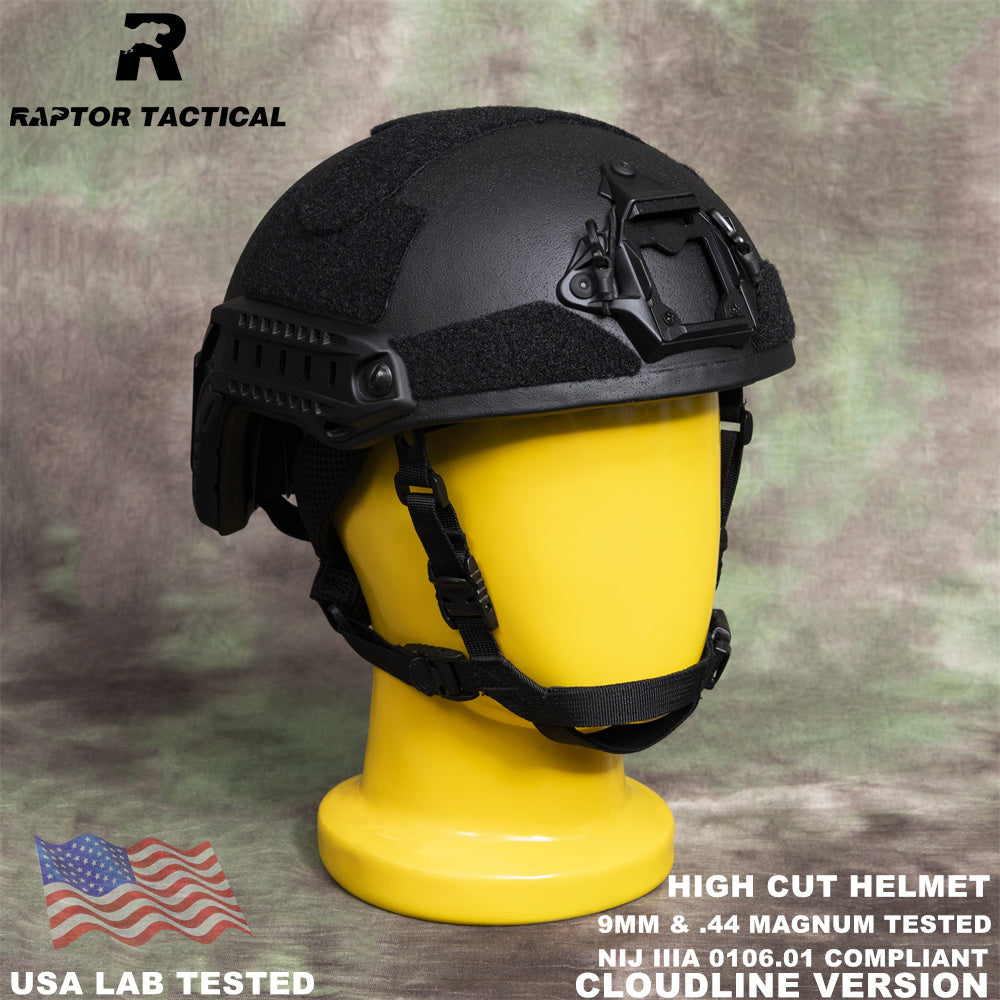 RAPTOR TACTICAL FAST HIGH CUT BALLISTIC HELMET