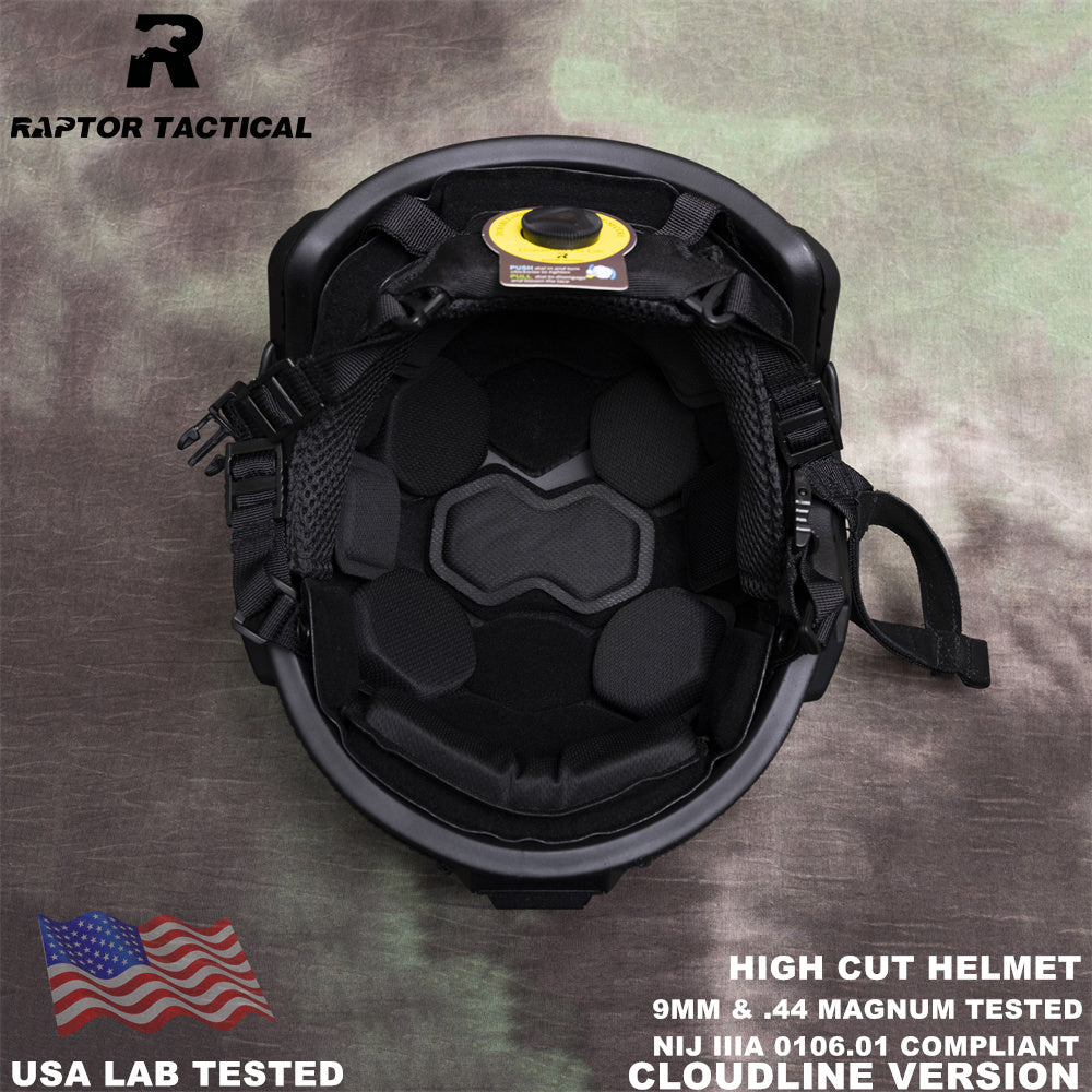 RAPTOR TACTICAL FAST HIGH CUT BALLISTIC HELMET