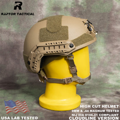 RAPTOR TACTICAL FAST HIGH CUT BALLISTIC HELMET