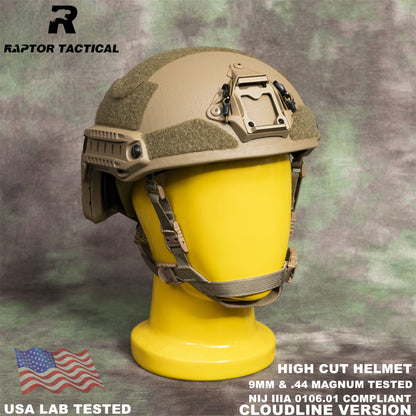 RAPTOR TACTICAL FAST HIGH CUT BALLISTIC HELMET