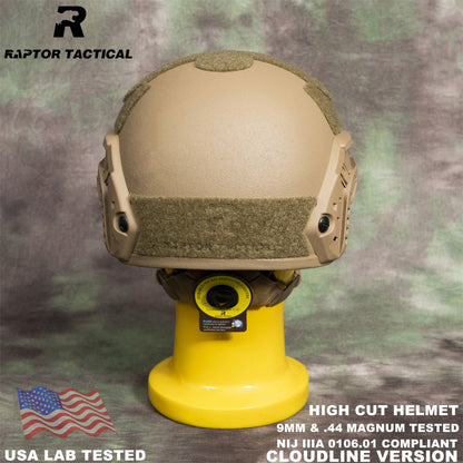 RAPTOR TACTICAL FAST HIGH CUT BALLISTIC HELMET