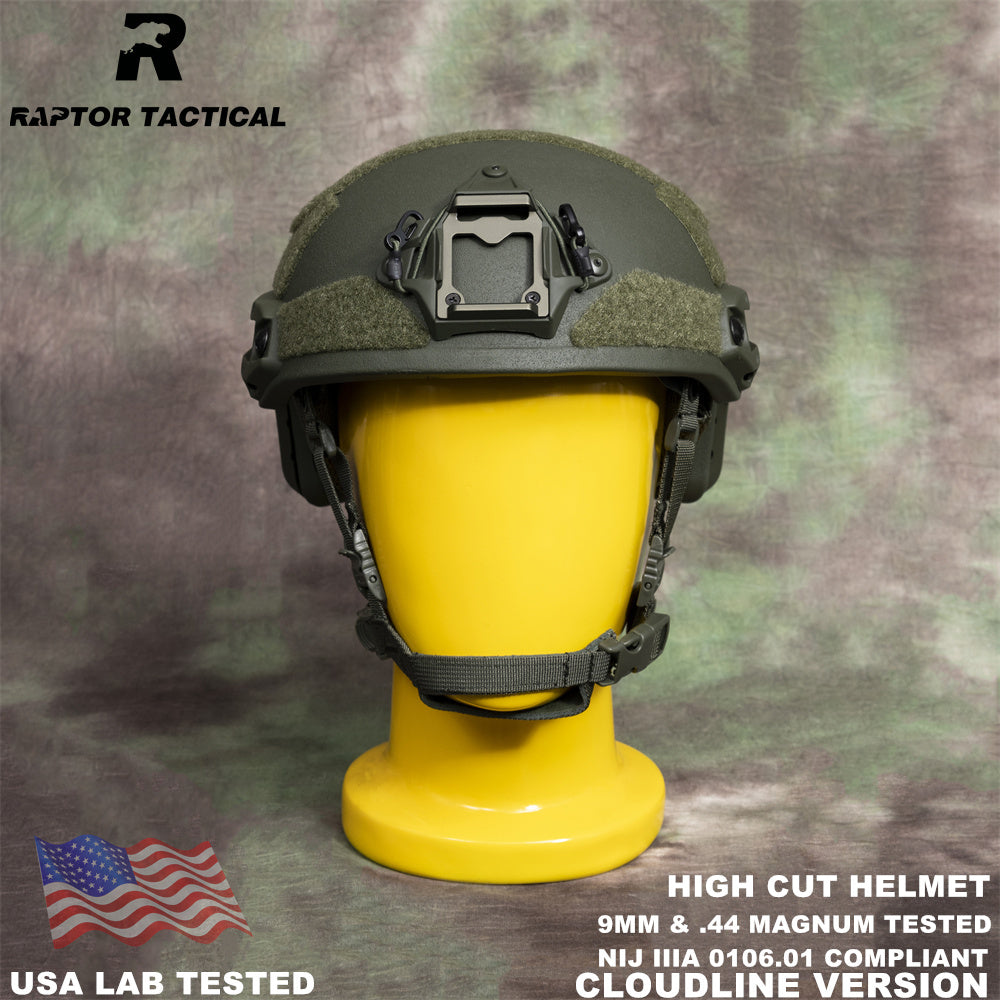 RAPTOR TACTICAL FAST HIGH CUT BALLISTIC HELMET