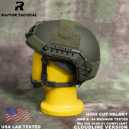 RAPTOR TACTICAL FAST HIGH CUT BALLISTIC HELMET