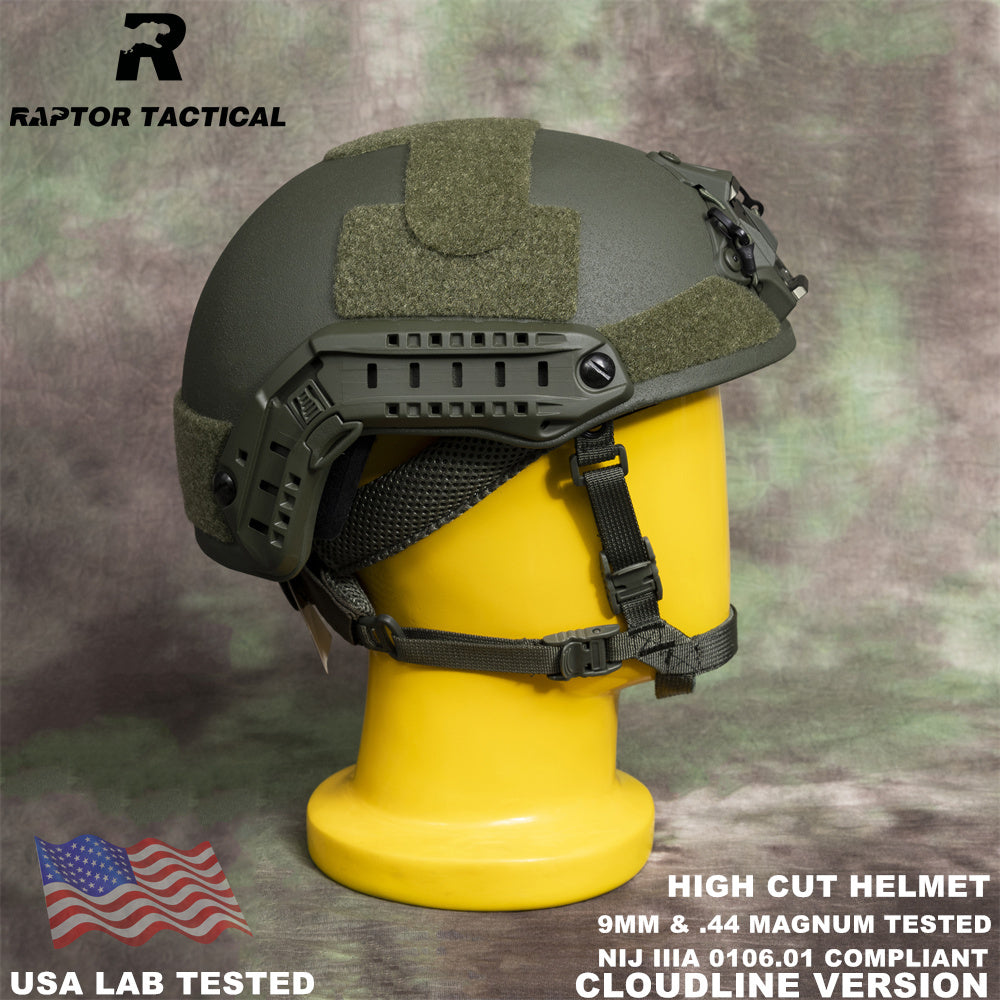 RAPTOR TACTICAL FAST HIGH CUT BALLISTIC HELMET