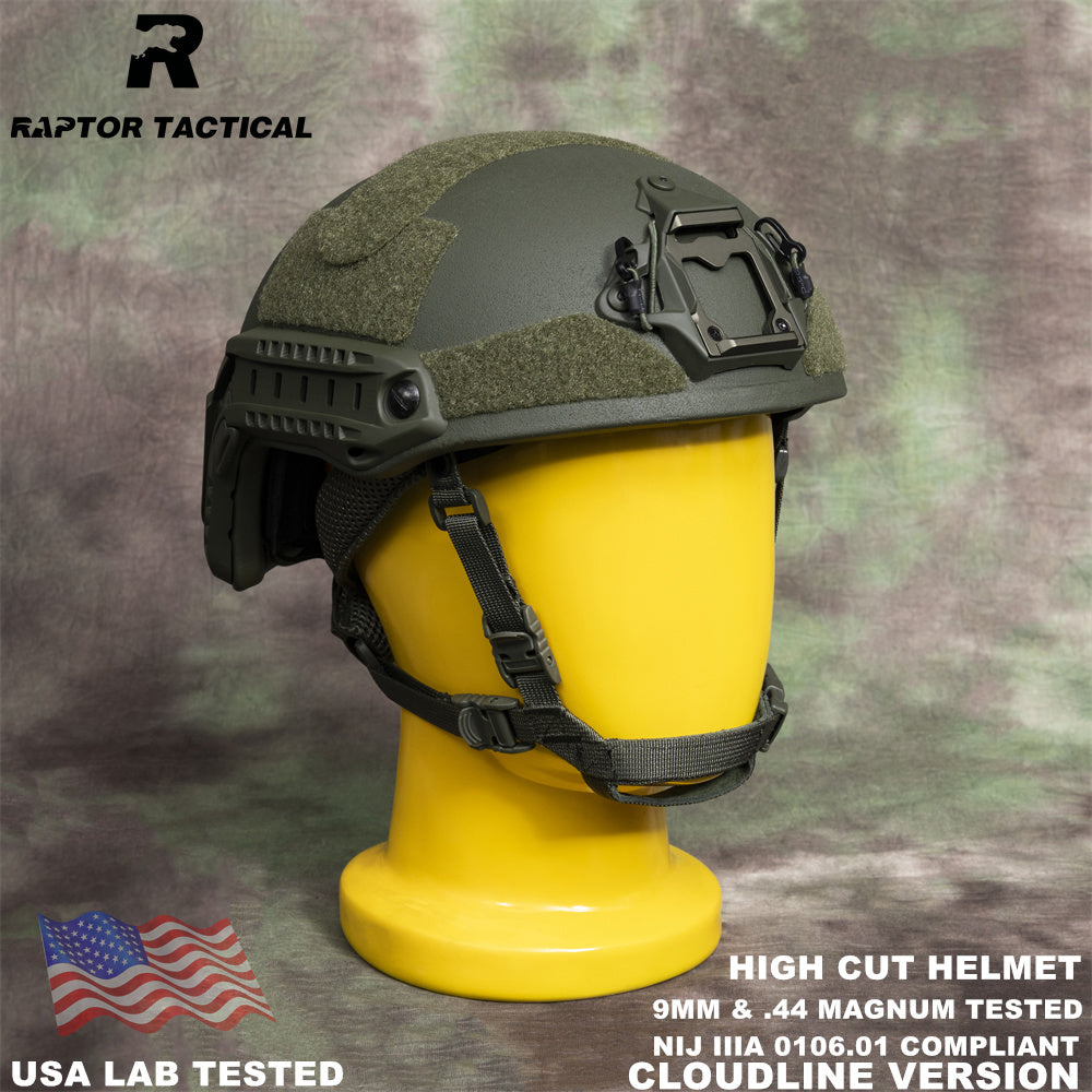 RAPTOR TACTICAL FAST HIGH CUT BALLISTIC HELMET