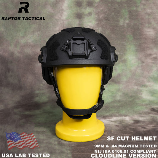 RAPTOR TACTICAL FAST SF CUT BALLISTIC HELMET