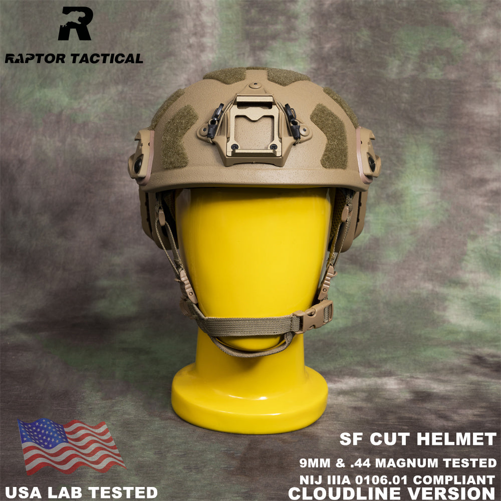 RAPTOR TACTICAL FAST SF CUT BALLISTIC HELMET