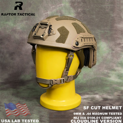 RAPTOR TACTICAL FAST SF CUT BALLISTIC HELMET