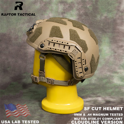 RAPTOR TACTICAL FAST SF CUT BALLISTIC HELMET