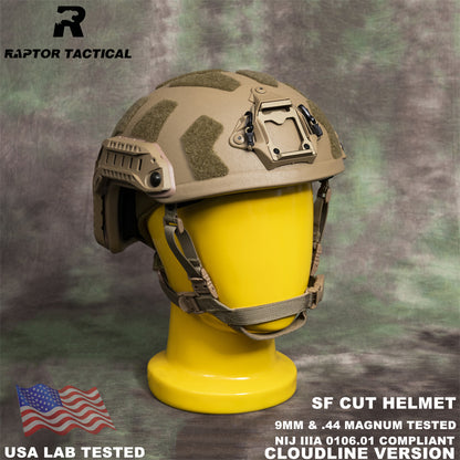 RAPTOR TACTICAL FAST SF CUT BALLISTIC HELMET