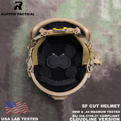 RAPTOR TACTICAL FAST SF CUT BALLISTIC HELMET