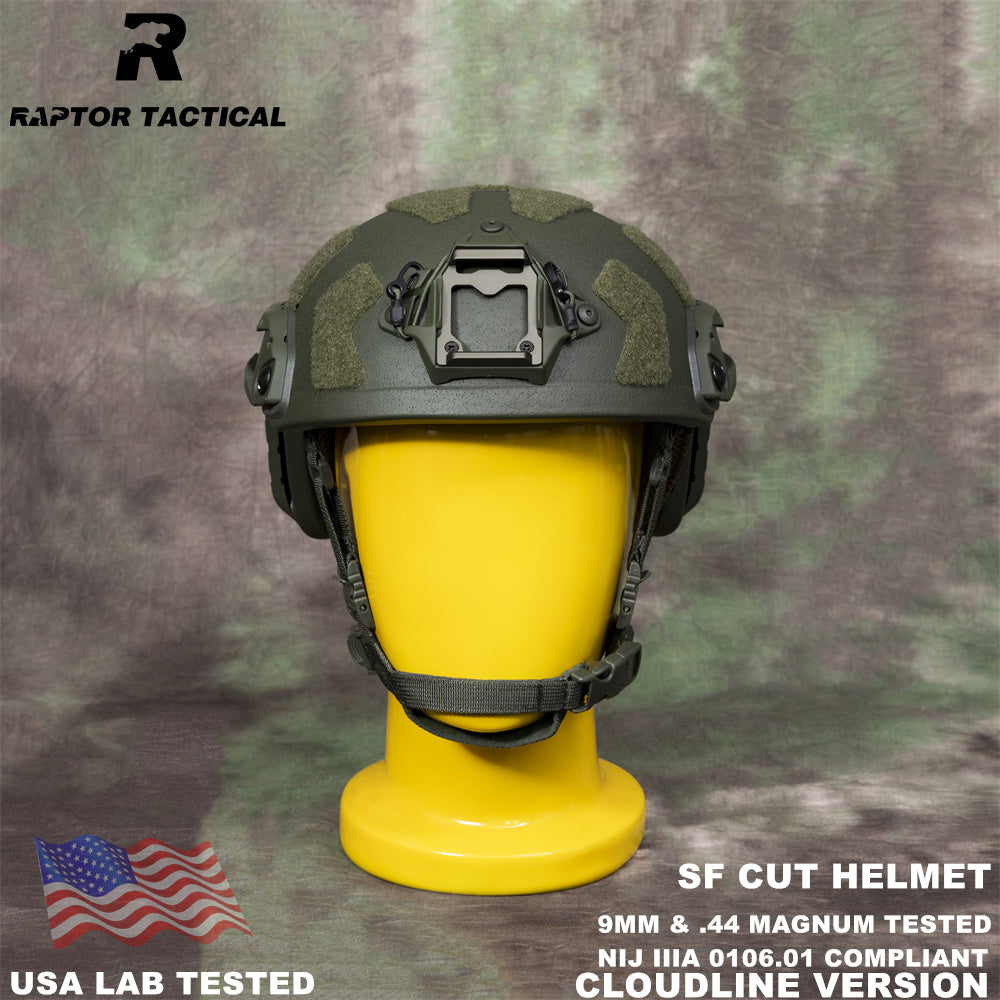 RAPTOR TACTICAL FAST SF CUT BALLISTIC HELMET