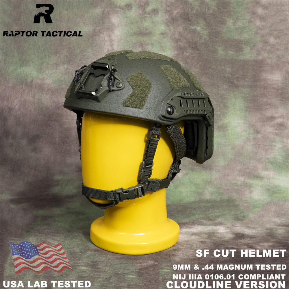 RAPTOR TACTICAL FAST SF CUT BALLISTIC HELMET