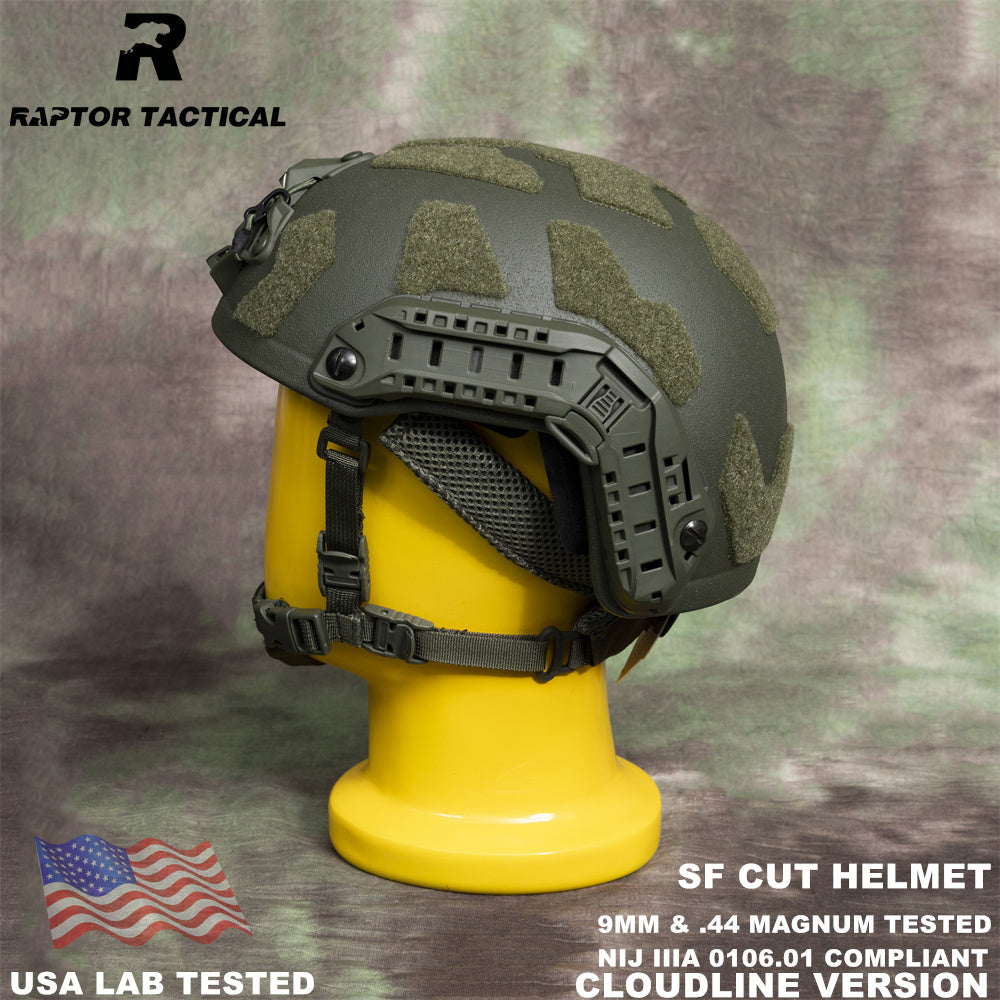 RAPTOR TACTICAL FAST SF CUT BALLISTIC HELMET