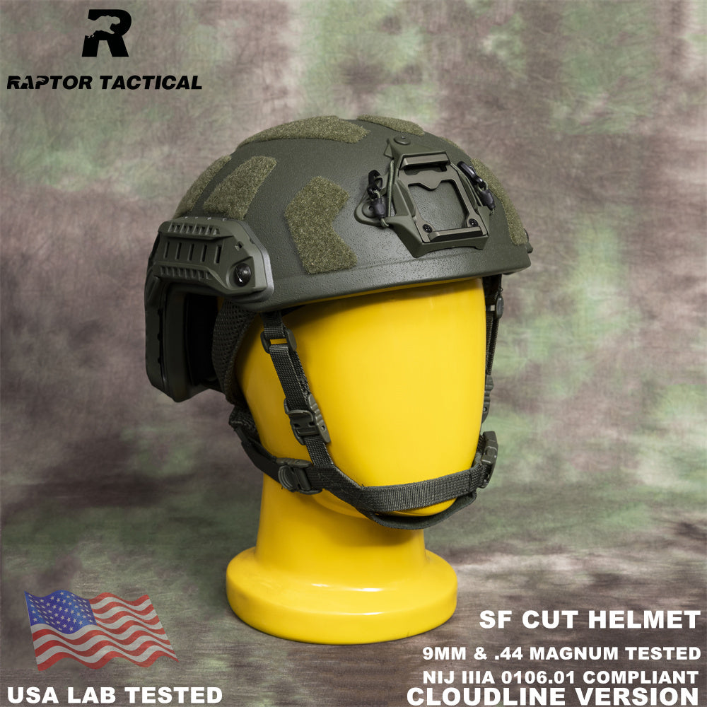 RAPTOR TACTICAL FAST SF CUT BALLISTIC HELMET