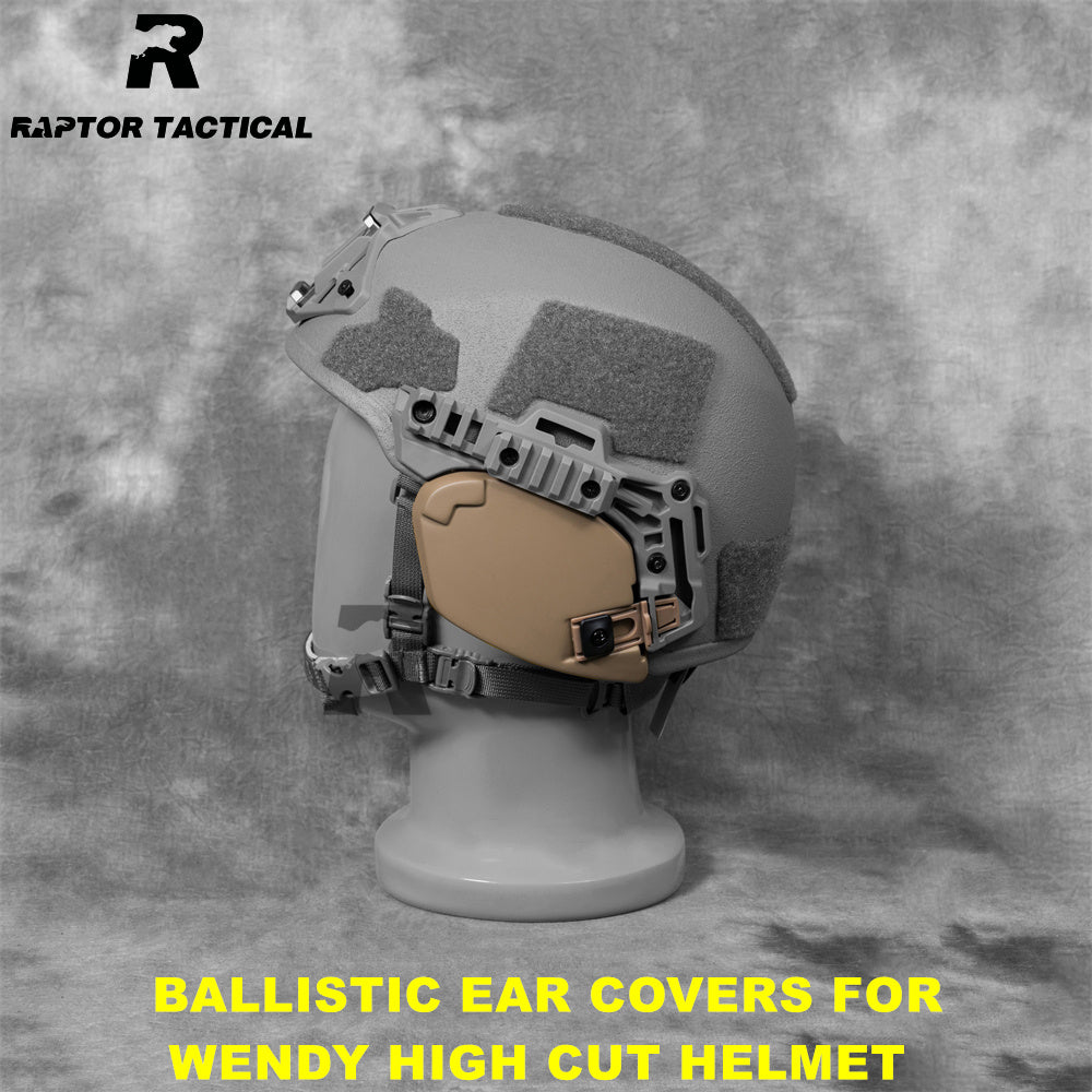 RAPTOR TACTICAL BALLISTIC EAR COVER FOR WENDY HELMET – Raptor Tactical ...