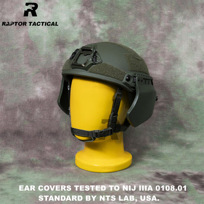 RAPTOR TACTICAL BALLISTIC EAR COVER FOR FAST HIGH/SF CUT HELMET