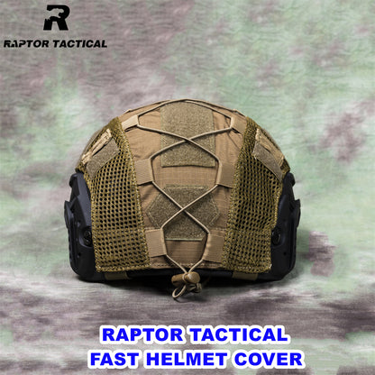 RAPTOR TACTICAL HELMET COVER FOR FAST HIGH CUT HELMET